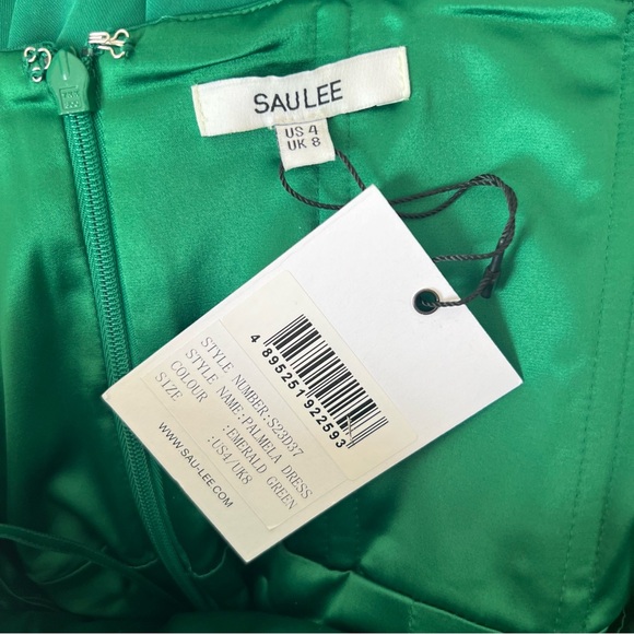 NEW NWT Sau Lee Pamela Gown In Emerald Green - Picture 10 of 12